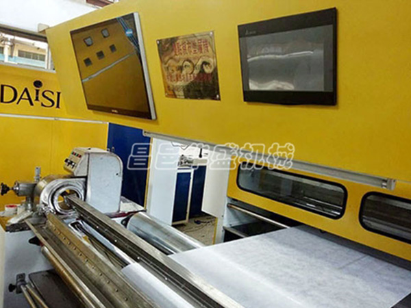 Double point lining fabric coated machine head