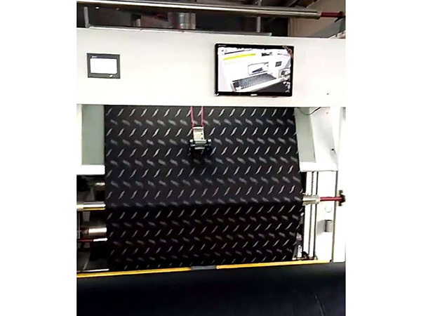 Down jacket channel fabric coating line